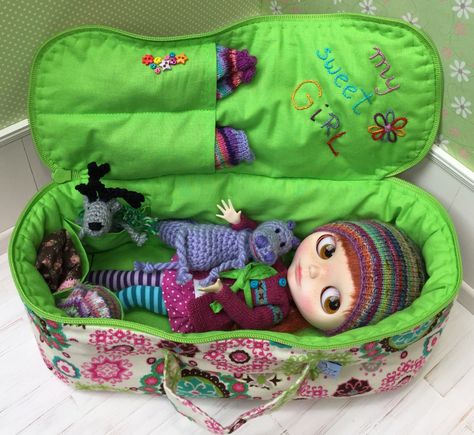 Doll Sleeping Bag, Doll Closet, Doll Case, Doll Carrier, Art Dolls Cloth, Ball Jointed Doll, Kids' Bag, Doll Painting, Blythe Clothes