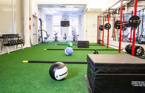 Why More Gyms are Using Artificial Grass - Buy, Install and Maintain Artificial Grass Martial Arts Gym, Sports Turf, Fitness Space, Mcmaster University, Gym Setup, Basement Gym, British Weather, Running Club, Buying A House