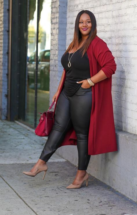 Winter Night Outfit, Plus Size Outfit Ideas, Mode Tips, Plus Size Fall Outfit, Apostolic Fashion, Plus Size Outfit, Full Figure Fashion, Big Girl Fashion, Curvy Plus Size