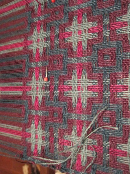 Deflected Double Weave, Handwoven Scarves, Weaving Scarfs, Welsh Blanket, First Year Teaching, Dream Weaver, Double Weave, My First Year, Diy Weaving