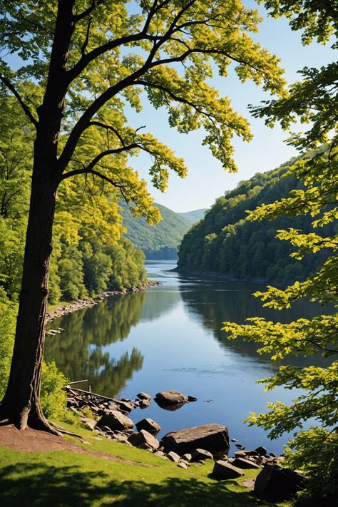 Escape to the Hudson Valley: Exploring Arts, Nature, and History Washington Irving, Hudson River School, Hudson River Valley, Stunning Nature, Places In New York, Busy Street, River Road, Adirondack Mountains, Natural Landscapes