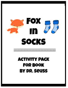 Come find 35+ FUNtastic Fox in Socks Activities for Kids! Fox In Socks Activities, Dr Seuss Preschool Activities, Dr Seuss Preschool, Fox In Socks, Literacy Activities Kindergarten, Math Mats, Pig Crafts, Resource Room, Number Puzzles