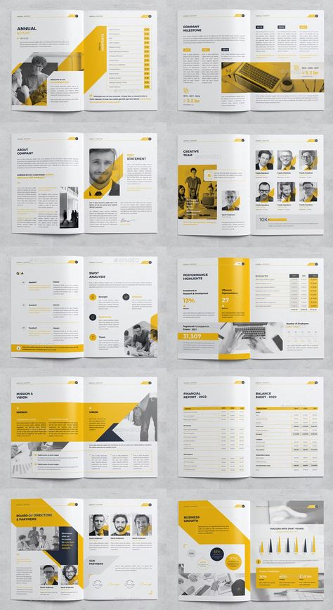 Quarterly Report Design, Graphic Design Annual Report, Word Document Design Layout Ideas, Page Layout Design Templates, Annual Report Cover Design Inspiration, Editing Layout, Print Design Brochure, Annual Report Layout, Report Design Template