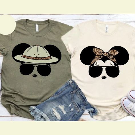 Born To Be Wild Disney Shirt, Animal Kingdom Couple Shirts, Animal Kingdom Matching Shirts, Disney Animal Kingdom Family Outfits, Animal Kingdom Disney Shirts, Disney World Animal Kingdom Outfits, Animal Kingdom Family Outfits, Animal Kingdom Shirts Family, Animal Kingdom Shirt Ideas