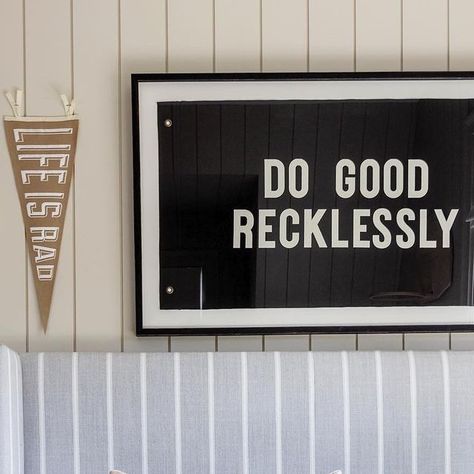 Small Boys Room, Do Good Recklessly, Monika Hibbs, Teen Boy Room, Boy Room Art, Framed Flag, Nursery Room Inspiration, Room Renovation, Cricut Designs