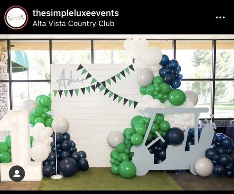 Golf Balloon Ideas, Golf Balloon Garland, Golf Balloon Arches, Golf Photo Backdrop, Golf Theme Photo Backdrop, Golf Party Backdrop, Golf Balloon Arch, Golf Themed Balloon Garland, Golf Theme Party Backdrop