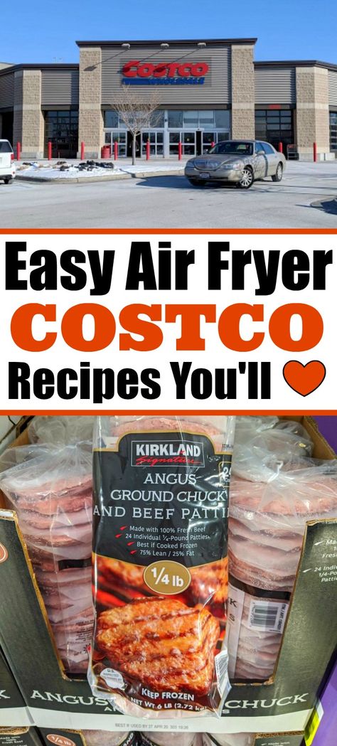 Air fryer Costco recipes your family will love! Want to buy Kirkland chicken, beef, steak or pork in bulk & cook it in a healthy but crispy way? Here's how. #costcorecipes #costco #beef #airfryerrecipes #airfryer #ninjafoodi Costco Air Fryer Recipes, Costco Recipes, Costco Chicken Bake, Costco Food, Ways To Cook Steak, Costco Chicken, Easy Pressure Cooker Recipes, Ginger Beef, Costco Meals