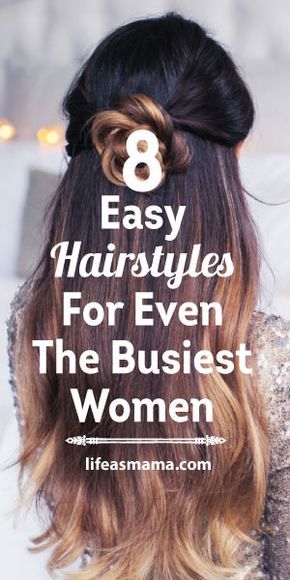 8 Easy Hairstyles For Even The Busiest Women Easy Work Hairstyles, Dunner Wordend Haar, Short Hairstyle, Easy Hairstyles For Long Hair, Up Girl, Hair Dos, Hair Day, Diy Hairstyles, Up Hairstyles