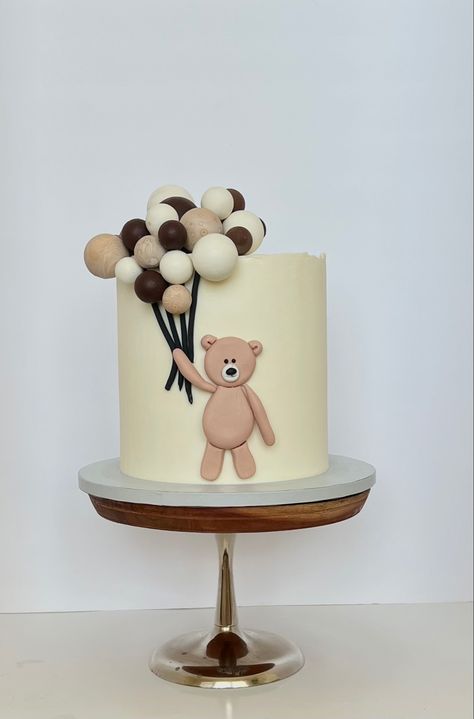 My Beary First Birthday Cake, Beary First Birthday Cake, Dzimšanas Diena, Beary First Birthday, Thor 2, Boy Cake, Baby Boy Cakes, First Birthday Cake, First Birthday Cakes