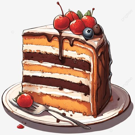 slice of cake illustration slice of cake illustration cartoon slice of cake slice of cake clipart Slice Of Cake Illustration, Cake Slice Drawing, Cake Draw, Cake Clipart, Anime Cake, Cake Drawing, Slice Of Cake, Cake Illustration, Illustration Cartoon