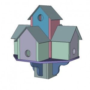 Birdhouse Plan Feature Bird Hotel, Birdhouse Plans, Bird House Plans Free, Bird Feeder Plans, Build A Dog House, Bluebird House, Cool Dog Houses, Bird House Plans, Bird House Kits