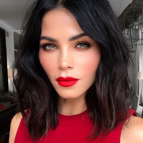 Makeup For Brunettes, Wedding Makeup For Brunettes, Brunette Makeup, Nails Ombre, Sarah Shahi, Jenna Dewan, Long Bob Haircuts, Dance Hairstyles, Lob Haircut