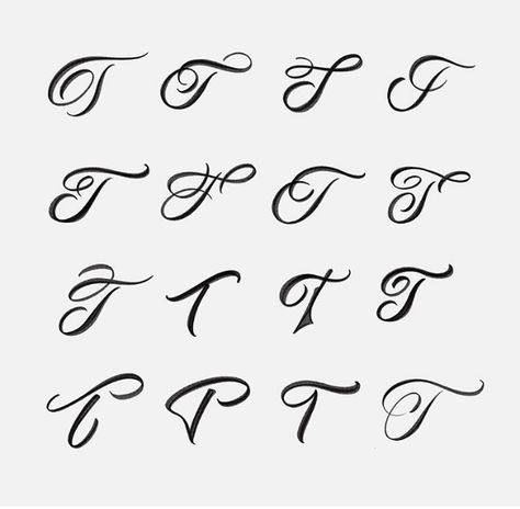 Cricut Pictures, Calligraphy Flourishing, Tattoo Lettering Alphabet, Lettering Guide, Alphabet Style, Sharpie Tattoos, Calligraphy For Beginners, Initial Tattoo, Tattoo Lettering Fonts