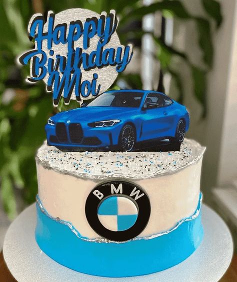 BMW Cake Design Images (BMW Birthday Cake Ideas) Bmw Cake Ideas, Car Cake Designs For Men, Car Theme Cake For Men, Bmw Cakes For Men, Bmw Birthday Cake, Car Theme Cake, Bmw Cake, Cars Cake Design, Cake Car