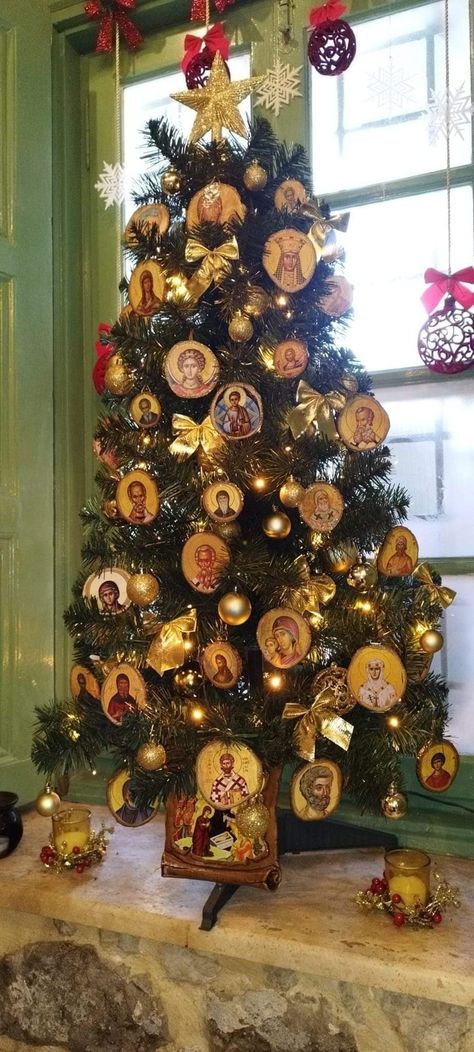 Orthodox Christmas Decorations, Orthodox Lifestyle, Orthodox Christmas, Jesse Tree, Christmas Icons, Orthodox Icons, Christmas Decorations, Christmas Tree, Lifestyle