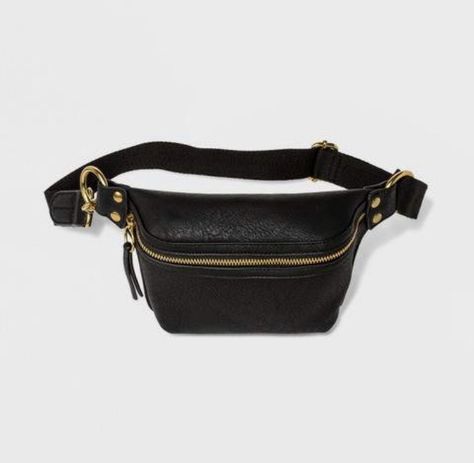 Comes in multiple colors Black Belt Bag, Black Fanny Pack, Leather Fanny Pack, Produce Bags, Leather Belt Bag, Woven Belt, Faux Leather Belts, Women's Belt, Universal Thread