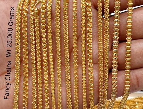 Gents Gold Chain Designs, Thali Chain Designs Gold, Mens Chain Designs, Thali Chain, Chains Men, Gold Neck Chain, Gold Earrings For Kids, Bridal Jewellery Inspiration, Real Gold Chains