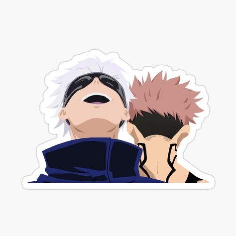 Jjk Stickers Printable, Sukuna Sticker, Sticker Gojo, Jjk Stickers, Gojo And Sukuna, Preppy Stickers, Homemade Stickers, App Anime, Bubble Stickers