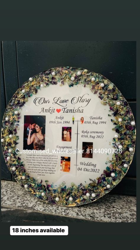 Designing Blouse, Punjabi Wedding Couple, Photo Gifts Diy, Birthday Photo Frame, Resin Work, Wedding List, Fashion Designing, Punjabi Wedding, Diy Resin Art