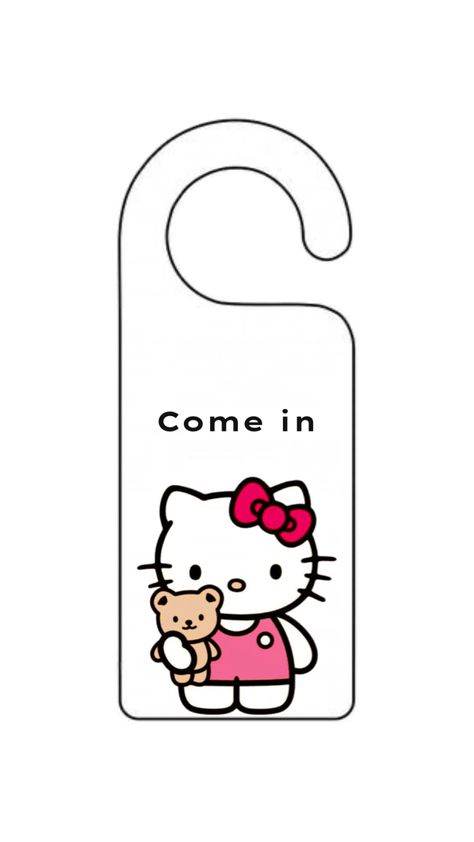 Hello Kitty Craft Ideas, Diy Hello Kitty, Paper Doll Printable Templates, Don't Disturb Sign, Hello Kitty Printables, Uno Cards, Hello Kitty Crafts, Easy Paper Crafts Diy, Hello Kitty Drawing