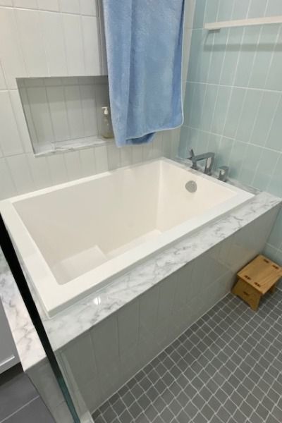 “The renovation is finished and we're so delighted with the result we wanted to share and to encourage buyers to consider this top quality product from a top-notch company with amazing customer service.”
A very happy customer in Pittsburgh has been kind enough to send us some words on their experience and some photographs of their new Calyx Deep Soaking Tub.
View the full testimonial here: https://www.cabuchon.com/portfolio/deep-soaking-tub-pittsburgh-usa/ Deep Shower Tub, Japanese Soaking Tub Shower Combo, Childrens Ministry Crafts, Japanese Style Bathroom, Small Master Bath, Japanese Bathroom, Bathtub Shower Combo, Built In Bathtub, Japanese Soaking Tubs