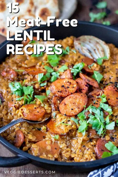 Best Lentil Recipes, Veggie Hot Dog, Red Lentil Recipes, Vegan Hot Dog, Canned Lentils, Dried Lentils, Healthy Meats, Meat Free Recipes, Tasty Meat