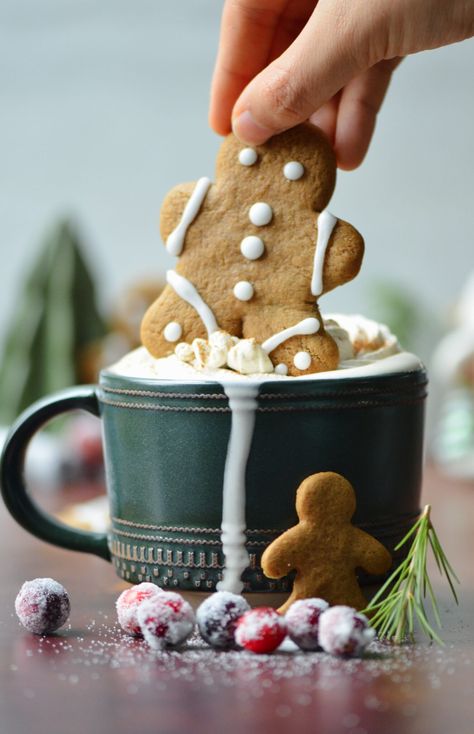 Corrigan Sisters – Recipes You'll Love! Corrigan Sisters, Spiced Whipped Cream, Gingerbread Latte, Coffee Cream, Gingerbread Cookie, Ground Nutmeg, Ground Ginger, Heavy Whipping Cream, Ground Cinnamon