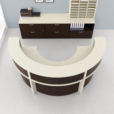 Semi Circular Desk Semi Circle Reception Desk, Circle Reception Desk, Circular Reception Desk, Round Reception Desks, Lobby Desks, Modern Reception Desk Design, Deco Spa, Receptionist Desk, Modern Reception Desk