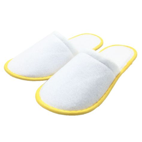 Practical 10 pairs of White Towelling Hotel Disposable Slippers Terry Spa Guest Shoes Yellow Wpc Flooring, Weird Gadgets, Spc Flooring, Flooring Vinyl, Shoes Yellow, Lvt Flooring, Heels Wedge, Towel Pattern, Bathroom Products