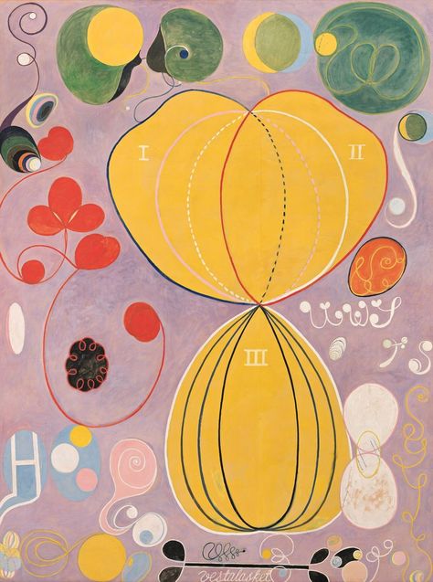 hilma af klint Hilma Af Klint, Alfons Mucha, Willem De Kooning, Rudolf Steiner, Max Ernst, Peter Paul Rubens, Guggenheim Museum, Paul Klee, Piet Mondrian