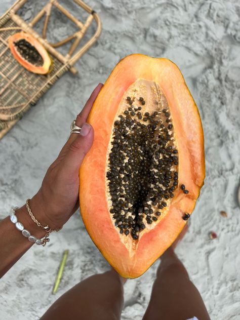 Beach Sand Aesthetic, Sand Aesthetic, Aesthetic Fruit, Fruit Orange, Tan Background, Forbidden Fruit, Fruit Photography, Character Board, Oceans Of The World