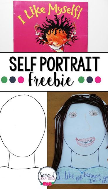 Creating self portraits at the beginning of the year is a great way to have students celebrate their differences and what they like about themselves. Great back to school activity! I Like Myself Book, All About Me Preschool, School Of Life, Back To School Art, Building Self Confidence, Beginning Of Year, Back To School Night, Back To School Crafts, School Activity