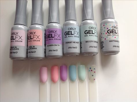 Orly gelfx LA LA LAND Orly Gel Fx Colors, Nails Supplies, Orly Gel Fx, Rock Nails, Nail Polish Kit, Polish Ideas, Nail Polish Kits, Nail Colours, Nail Products