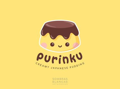 Logo Pudding Design, Banner Pudding, Logo Puding, Logo Design Makanan, Puding Oreo, Japanese Pudding, Puding Art, Puding Mangga, Bakery Branding Design