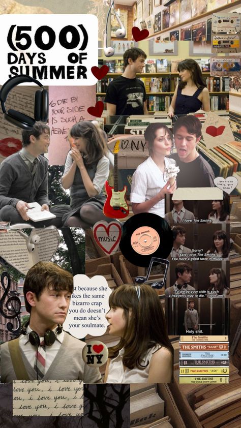 500 Days Of Summer Movie Poster, 500 Summer Days, Days Of Summer 500, 500 Hundred Days Of Summer, Summer From 500 Days Of Summer, I Love The Smiths 500 Days Of Summer, 500 Days Of Summer Pfp, 500 Days Of Summer Outfits, 500days Of Summer