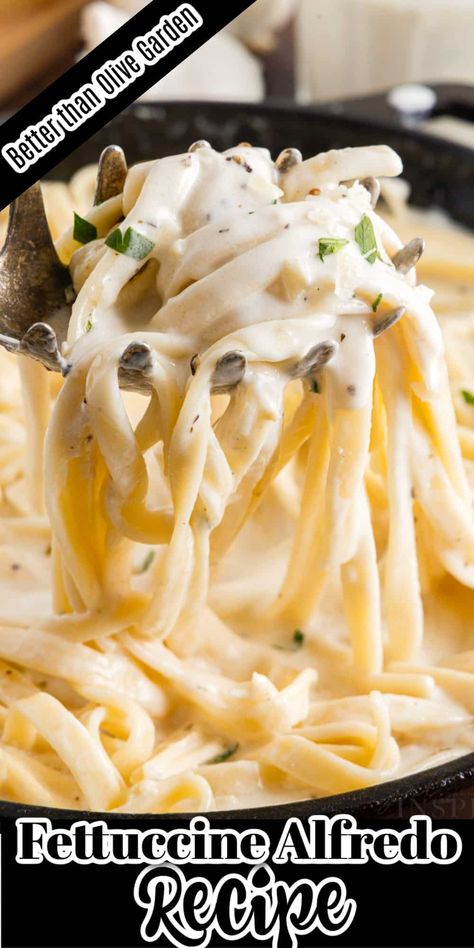 Fettichini Alfredo Recipe Olive Garden, Quick Fettucini Alfredo Recipe, Fedachinni Alfredo, Creamy Fettuccine Pasta, Olive Garden Fettuccine Alfredo Recipe, Olive Garden Fettuccine Alfredo, Olive Garden Fettuccine, Fettucini Alfredo Recipe, Alfredo Recipes