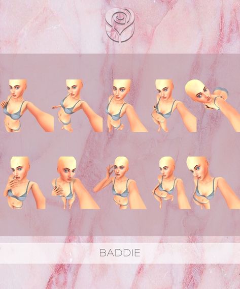 [ROSELIPA] BADDIE | Patreon Baddie Poses, Sims 4 Beds, Sims 4 Hair Male, The Sims 4 Packs, Sims 4 Body Mods, Tumblr Sims 4, Sims 4 Cc Folder, Sims 4 Characters, Sims 4 Cc Packs