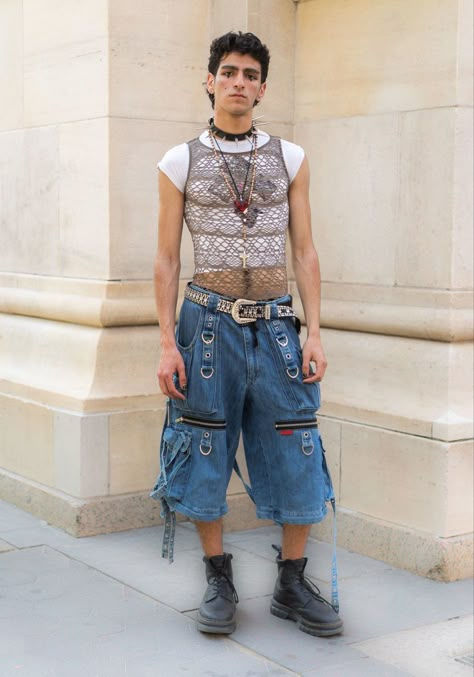 Men Rave Outfits, Trash And Vaudeville, Tripp Nyc Pants, Gay Outfits, Rave Outfits Men, Sick Clothes, Selling Stuff, Queer Fashion, Street Fashion Men Streetwear