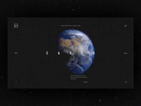 Space by Igor Starodub Space Website Design, การออกแบบ Ui Ux, Webpage Design Layout, Cosmic Calendar, Space Website, Login Page Design, Photoshop Wallpapers, Travel Website Design, Meaning Of Your Name