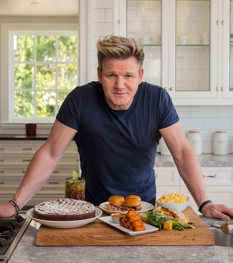 Gordon-Ramsey-Dayton-Day-2017 Cabinet Near Window, Gordon Ramsey Recipes, Lamb Sauce, Food Influencer, Delicious Food Image, Chef Gordon, Chef Gordon Ramsay, Hell’s Kitchen, Deliciously Ella