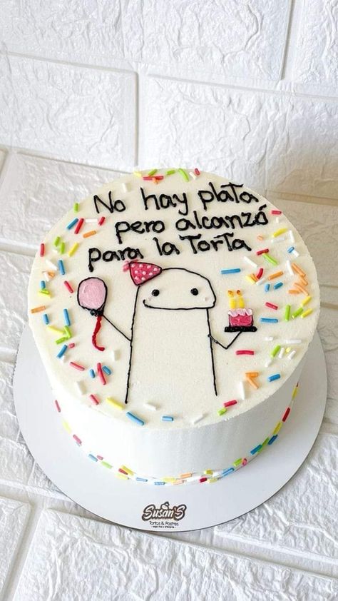 Flork Cake Ideas, Meme Cakes Birthday, Flork Cake, Meme Cake, Birthday Cake For Mum, Cake Meme, Funny Birthday Cakes, Simple Wedding Cake, Cute Birthday Cakes