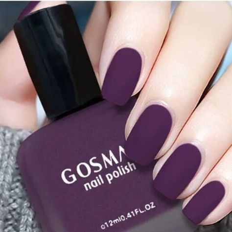 I just added a new item to eBay, Beautiful Plum Fashion Color Long Lasting Quick Dry Matte Nail Lacquer! #eBay #eBaySeller https://ebay.us/oxNeDP Plum Christmas Nails, Matte Purple Nails Short, Violet Matte Nails, Matte Plum Nails, Purple Matte Nails Design, Purple Matte Nails, Nails Plum Color, Matte Eggplant Nails, Deep Purple Nails