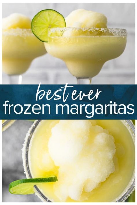 Frozen Margarita Recipe, Lime Margarita Recipe, Easy Margarita Recipe, Best Margarita Recipe, Frozen Cocktail, Frozen Margarita, Easy Margarita, The Cookie Rookie, Cookie Rookie