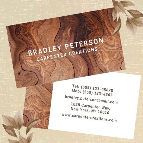 Hb Logo, Handyman Business Cards, Contractor Business, Innovative Business Cards, Handyman Business, Elegant Business Cards Design, Construction Business Cards, Contemporary Cabin, Visit Card