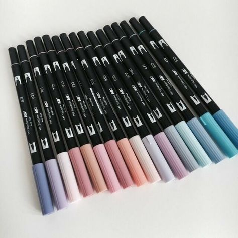 Tombow Brush Pen, School Suplies, Cute Stationary School Supplies, Cute School Stationary, Kawaii School Supplies, Cool School Supplies, Study Stationery, Stationary School, Cute Pens