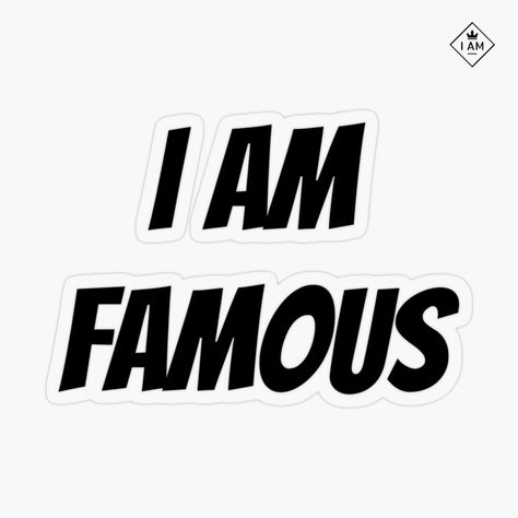 Become Famous Affirmations, I Am A Celebrity Affirmation, I Am Famous Affirmations, Affirmations For Fame, Social Media Fame Affirmations, Fame Vision Board, Famous Affirmations, Fame Affirmations, Famous Manifestation