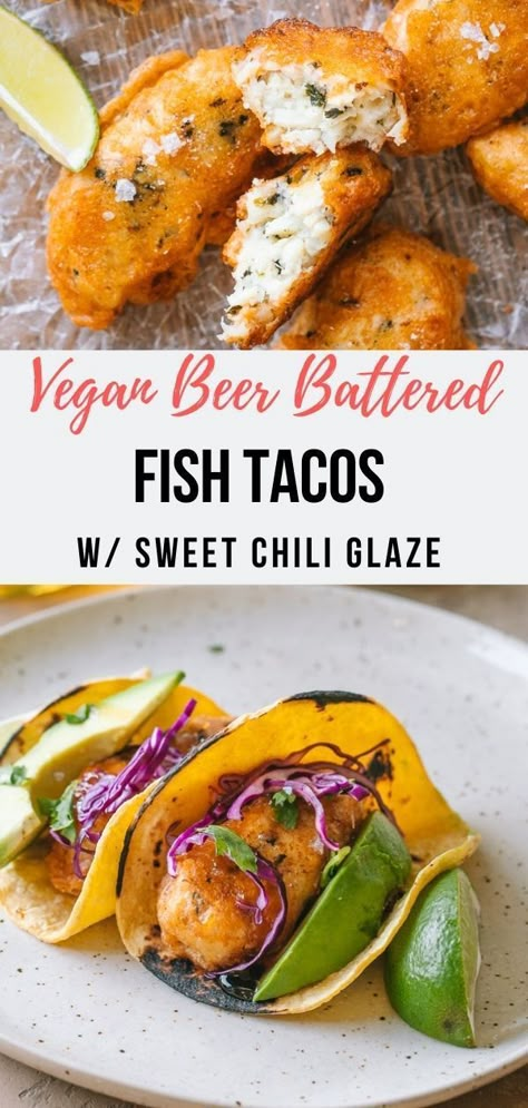 Heart Of Palm Tacos, Fried Hearts Of Palm, Hearts Of Palm Tacos, Vegetarian Fish Tacos, Palm Hearts Recipes, Vegan Shrimp Tacos, Hearts Of Palm Fish, Vegan Fish Tacos, Vegan Seafood