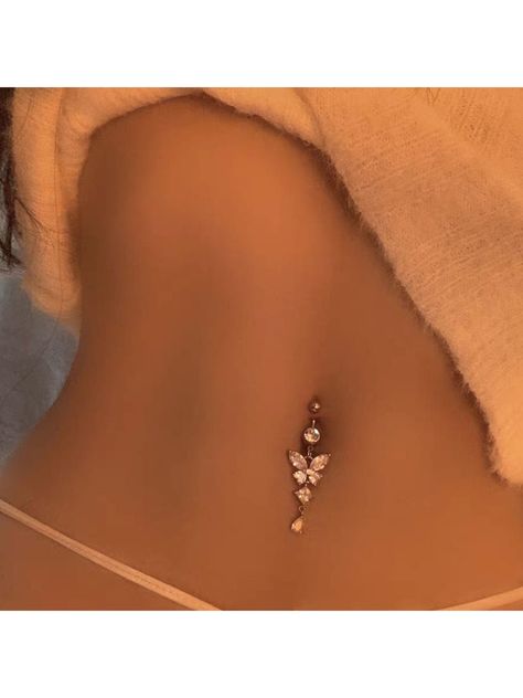 1Pc Butterfly Belly Button Ring Small/Big Navel Ring For WomanI discovered amazing products on SHEIN.com, come check them out! Chubby Belly Button Piercing, Belly Percinings, Small Belly Button Piercing, Naval Piercings, Cute Belly Button Piercing, Indian Bedroom, Belly Button Piercing Jewelry, Button Piercing, Navel Jewelry