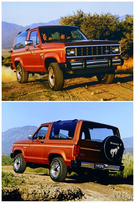 As Ford celebrates the Bronco’s return, there’s one version it would like you to forget: The easily-tippable Bronco II. Tap for its story. 80s Bronco, 80s Ford Bronco, 1983 Ford Bronco, 1985 Ford Bronco, 1988 Bronco Ii, Ford Bronco 2, Bronco 2, Baja Truck, Ford Bronco Ii