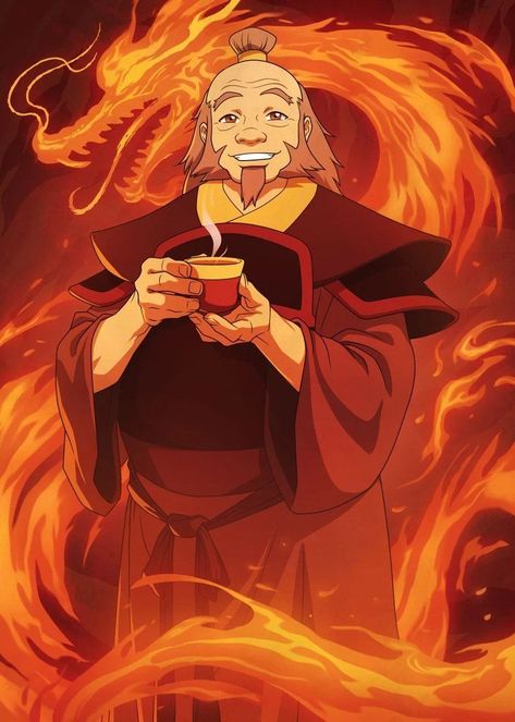 Reel Wallpaper, Dragon Of The West, Whatsapp Avatar, Iroh Avatar, Avatar Elements, Atla Characters, Uncle Iroh, Avatar Studios, Avatar Kyoshi